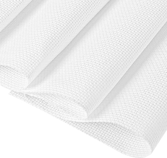Cross Stitch Aida Fabric 16 Count, 59 by 39 Inch Large Size, Classic Reserve Cross Stitch Aida Cloth for Home DIY Embroidery Decoration