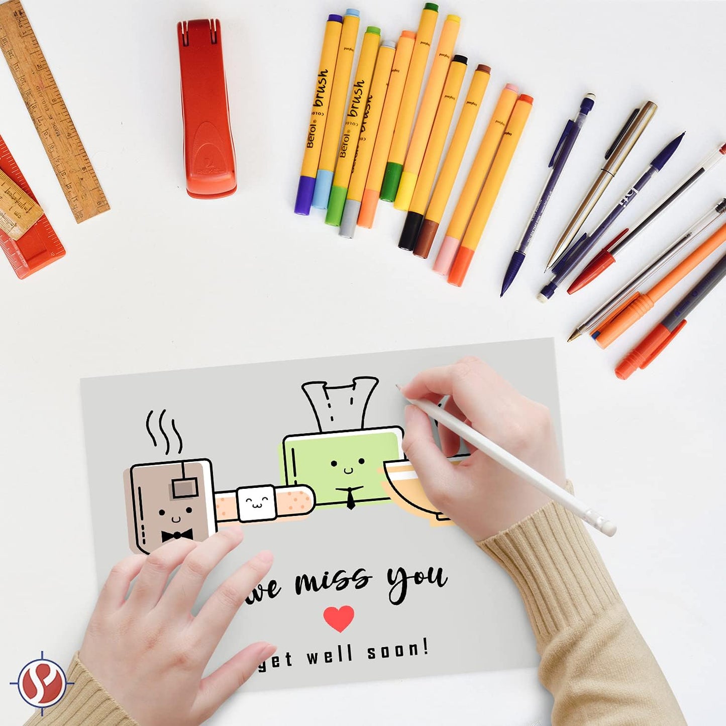 8.5 x 11" Gray Color Paper Smooth, for School, Office & Home Supplies, Holiday Crafting, Arts & Crafts | Acid & Lignin Free | Regular 20lb Paper - 100 Sheets