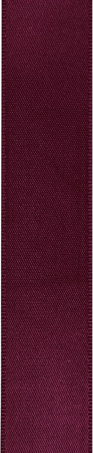 LIUYAXI Burgundy Stain Ribbon, 1-1/2" X Continuous 50 Yards, Double Faced Fabric Ribbon Perfect for Gift Wrapping Wedding Birthday Party Chair Sash Christmas Hair Floral Craft Sewing