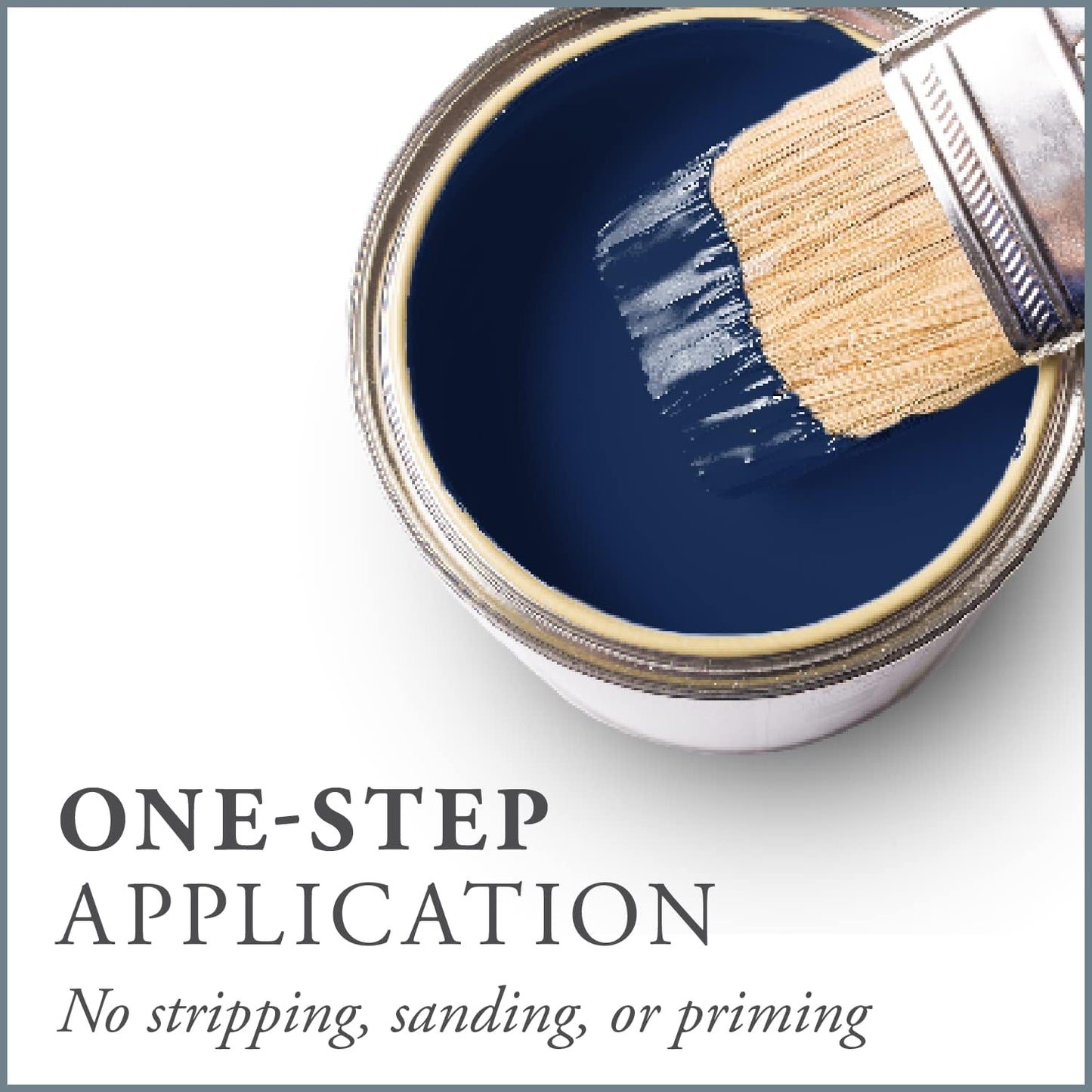 AMY HOWARD AT HOME Chalk-Based One Step Paint for Furniture, Cabinetry, Decor, Finish, and More | No Stripping, Sanding, or Priming | Dark Base | 16 Ounce | American Dream