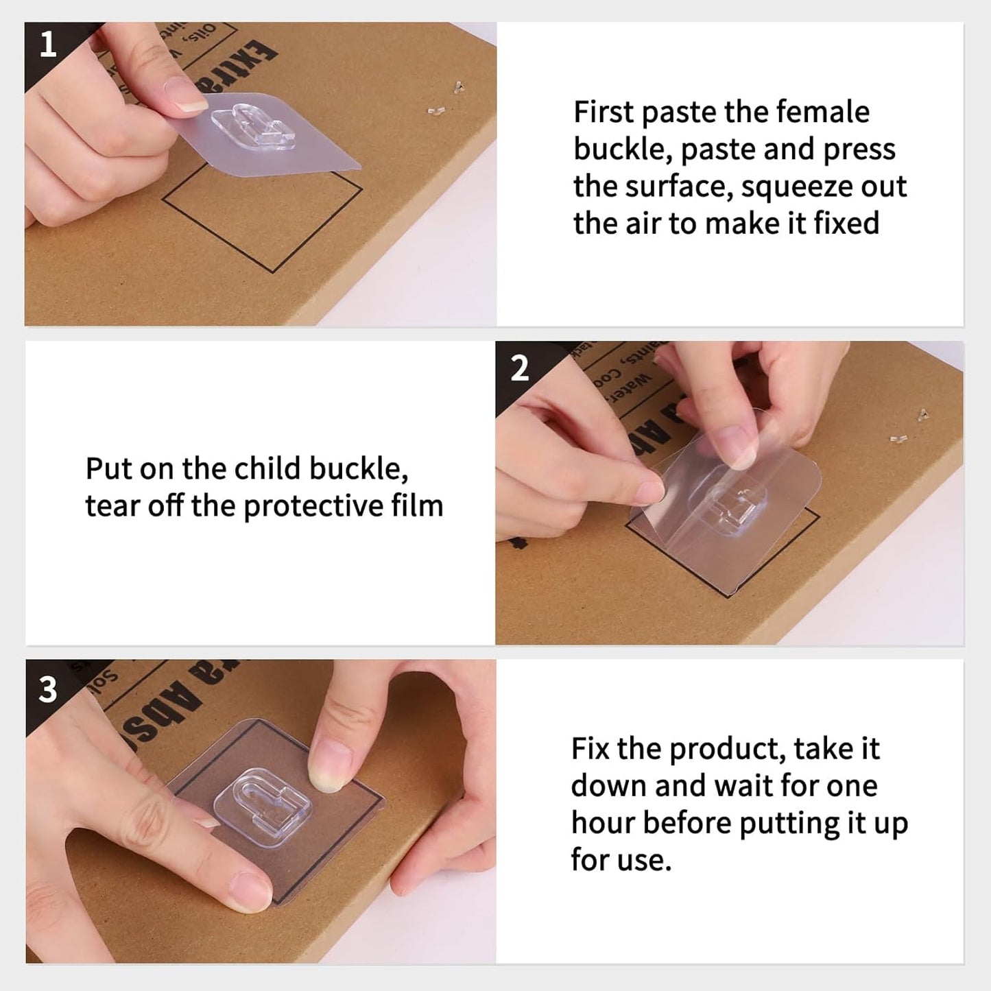 E-SDS Oil Absorbent Pads with Wall Hooks - 100-Pack (5x20) 13"x10" Reusable Liquid Spill Mats for Garage & Workshop - Super Absorbent Leak Control Pads (Grey, Boxed)