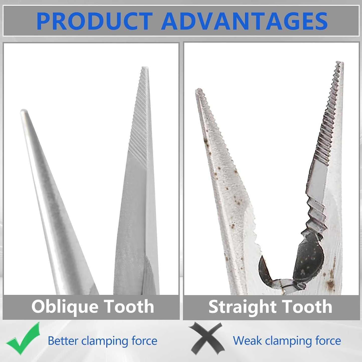 Needle Nose Pliers, mshandto 6.5" Long Nose Pliers for Wire Bending, High Carbon Steel Needle Nose Plier, Serrated Jaw Pliers for Jewelry Making Electronics Repair Object Grasping Craft Making (1Pack)