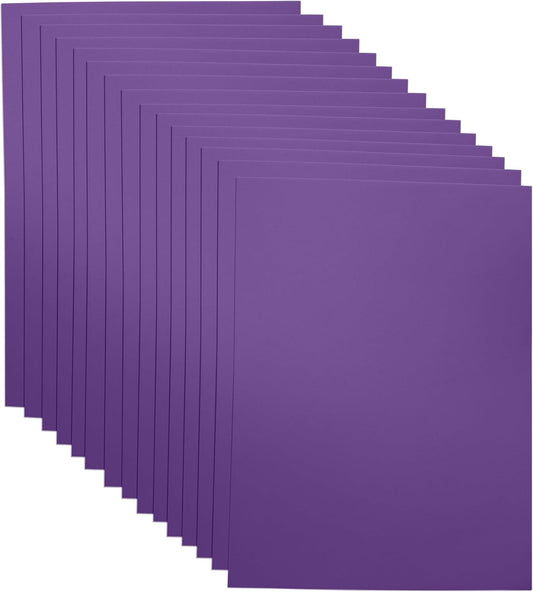 Purple EVA Foam Sheets for Crafts, 9 x 12 Inch, 2mm Thickness – Ideal for DIY Arts and Crafts, Foam Paper for Kids, Cosplay and Costumes - 15 Pack