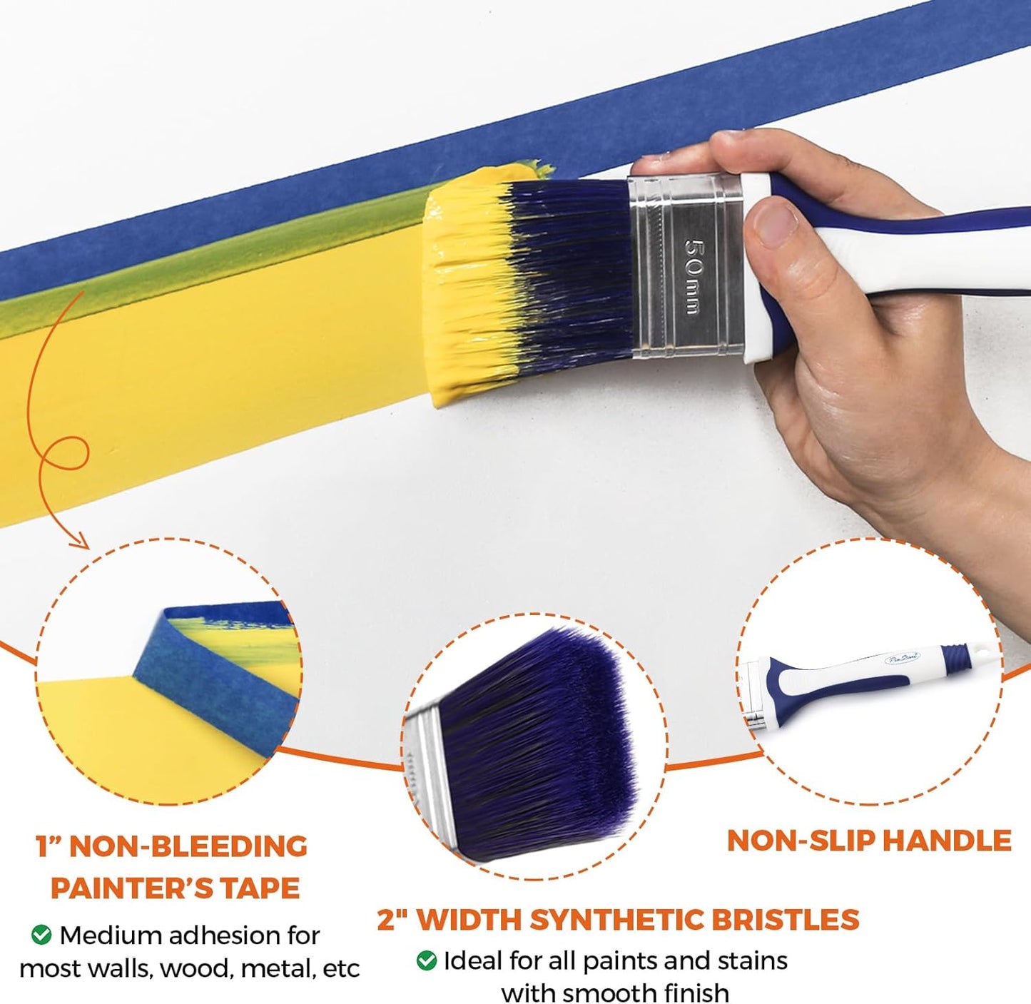20pcs Small Paint Roller Kit, 4“ 2” Mini Roller Paint Brush with Special Caved-in Edge Foam, Microfiber Rollers and Versatile Paint Tray for Painting Walls, Cabinet, Touch up