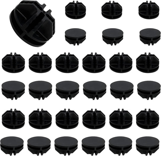 64 Pcs Black Plastic Connector, Wire Grid Cube Connector for Modular Closet Storage Organizer and DIY Wire Cube Storage Unit