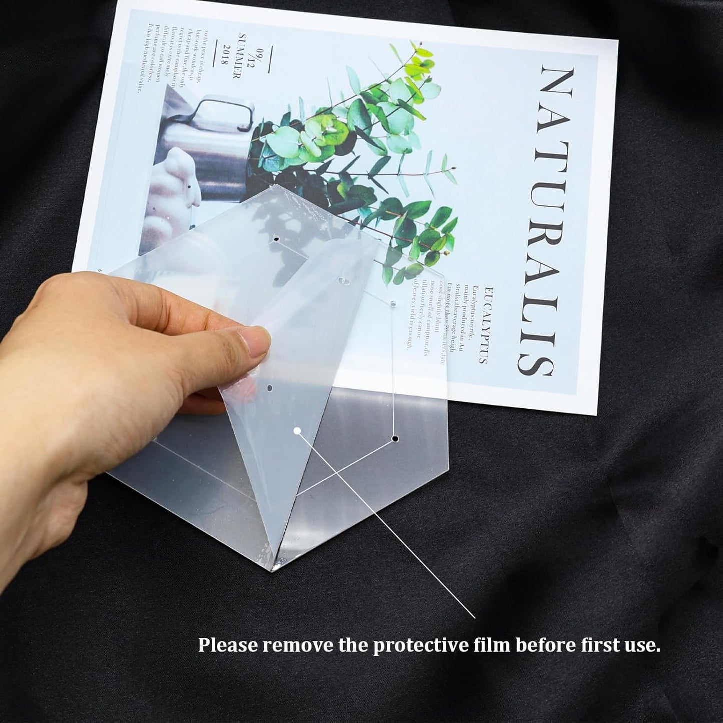 7 Pieces Hexagon Quilting Template with Tailors Chalk Pencil,Acrylic Quilting Rulers Templates with 1/4 Seam Allowance for DIY Sewing Crafts Including 1 Inch,1.5 Inch,2 Inch,3 Inch,4 Inch,5 Inch