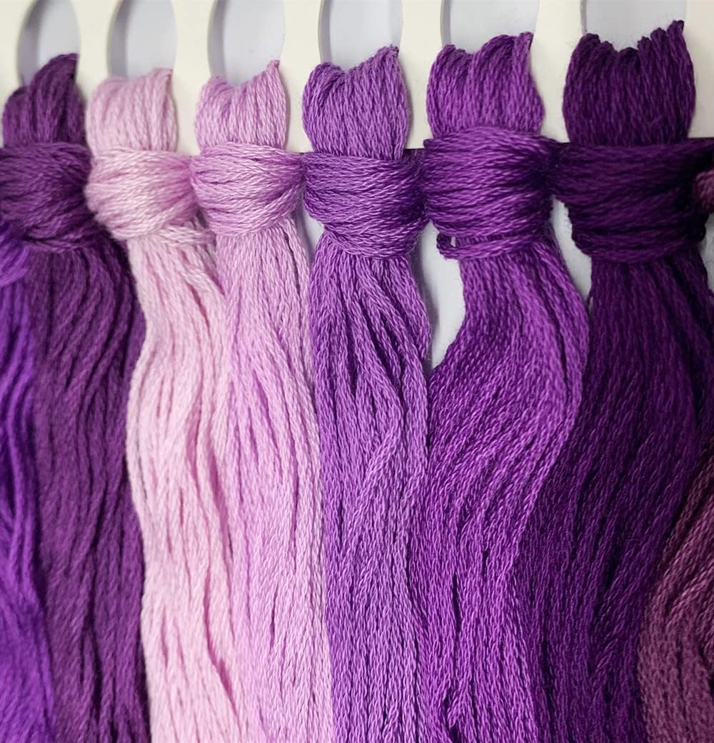 Moohue 14 ct Counted Cross Stitch Kits for Adults Flowers Cross Stitch Patterns Stamped Printed Cross Stitch Kits (Flowers 3)