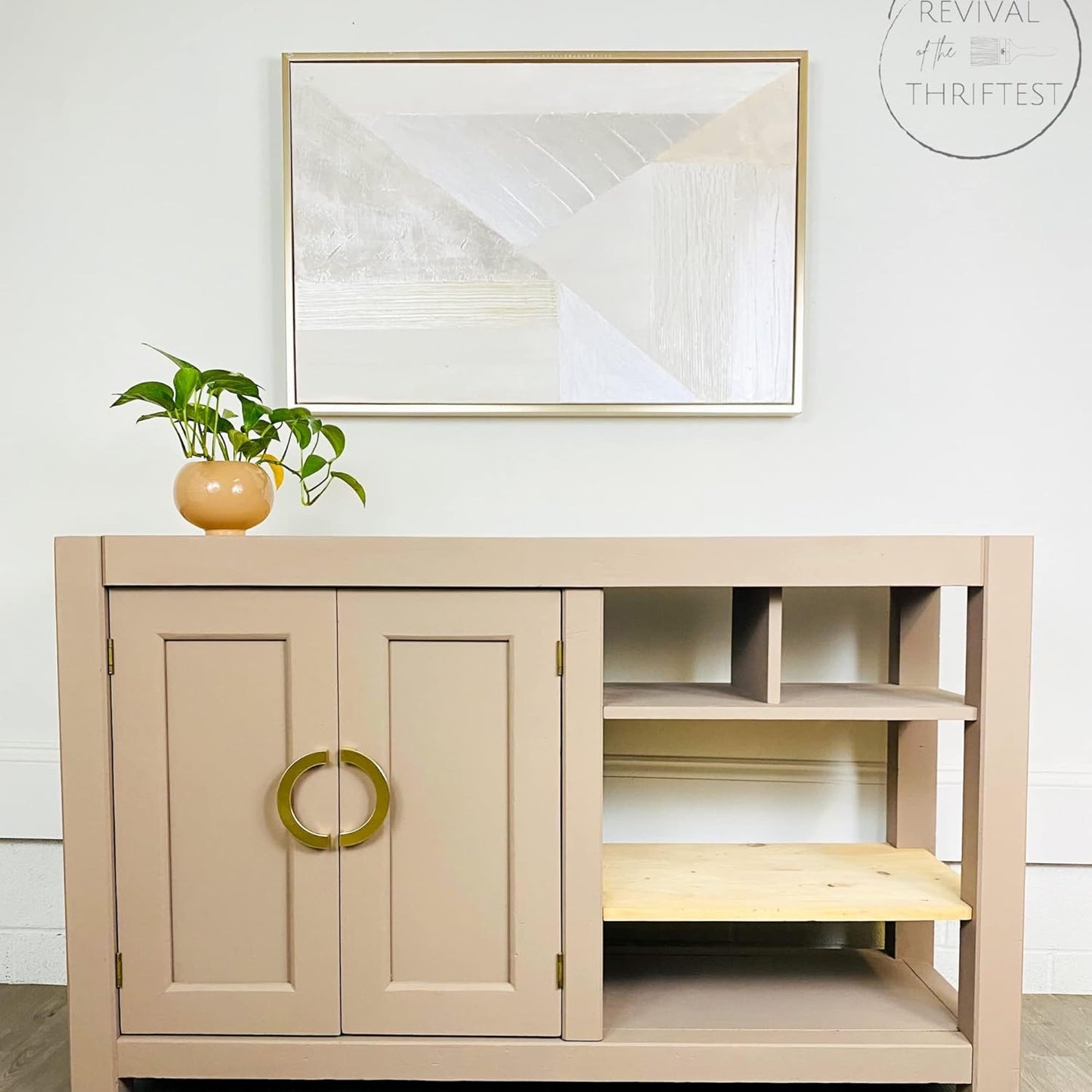 Dixie Belle Paint Company Chalk Finish Furniture Paint - Mud Puddle (8oz) - Matte Rich Taupe Chic Chalk Mineral DIY Furniture Paint