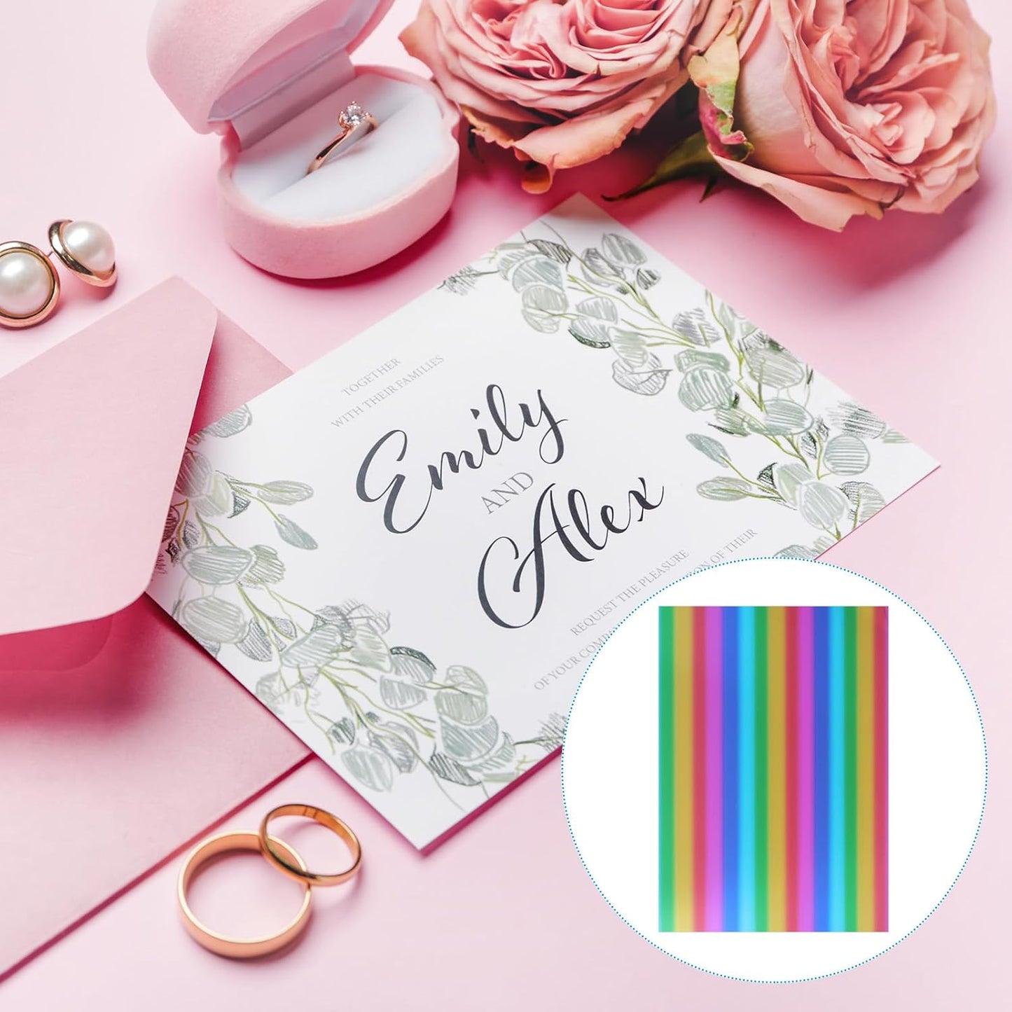 PATIKIL 11.7x8.3" Hot Stamping Foil Paper Sheet, 20 Sheets A4 Heat Transfer Hot Stamping Paper Foil for Leather DIY Logo Decor Craft Gift Package Scrapbook Card, Vertical Colorful