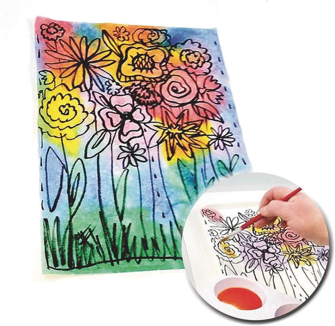 Color Splash!-mp-PT3265 8-oz. Liquid Watercolor Paint (Pack of 6)