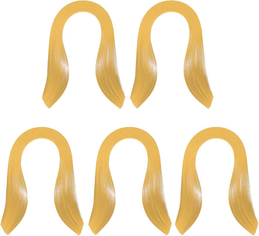 PATIKIL Quilling Strips Paper 600pcs 5mm 39cm Origami Paper Quilling Kits for Art DIY Hand Craft Christmas, Khaki