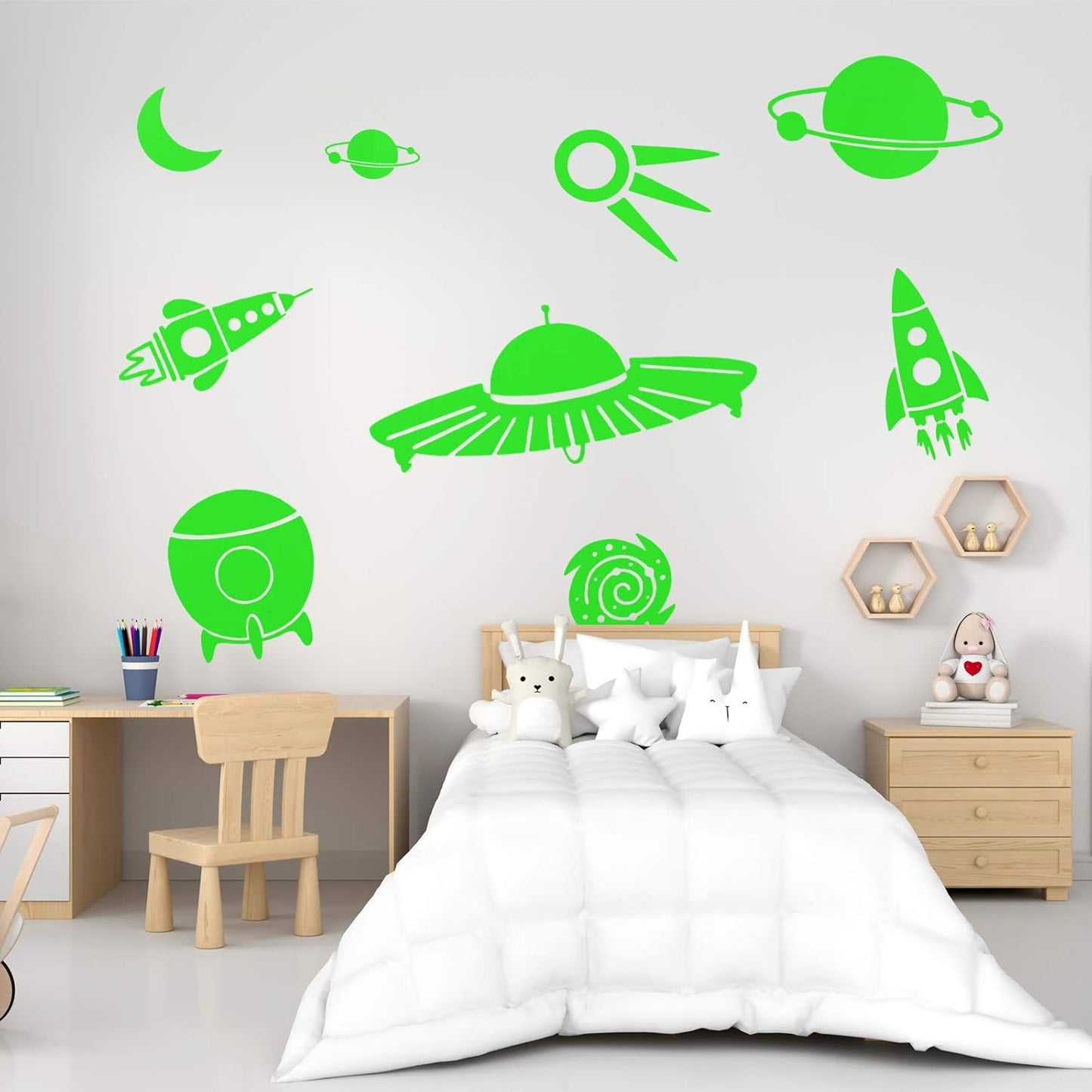 TECKWRAP Permanent Adhesive Vinyl 12" x 10ft, Matte Neon Green