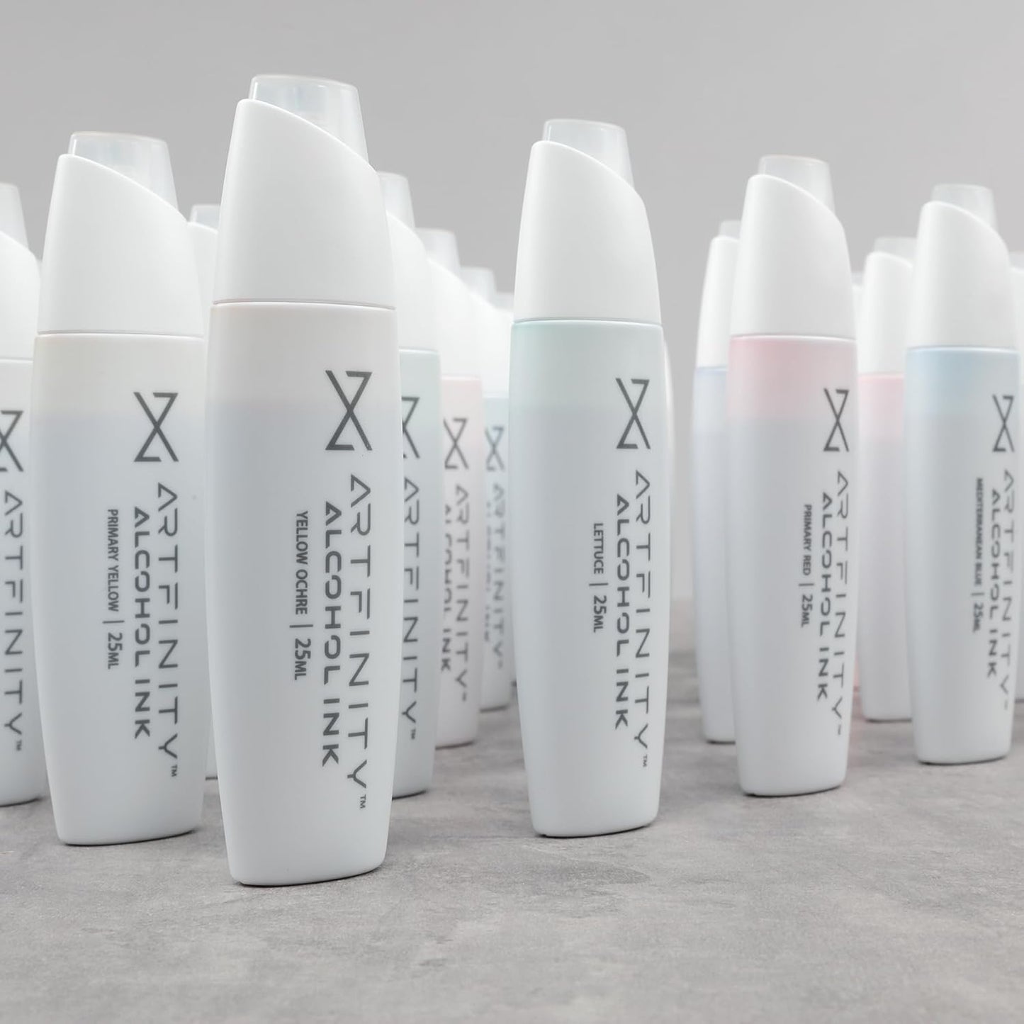 Alcohol Ink - Fire Set, 8 Pieces | 10 Sheets 9x12 Multimedia Paper | Fast-Drying, Permanent, Transparent Alcohol Inks for Gloss Paper, Glass, Metal | 25 ml Bottles