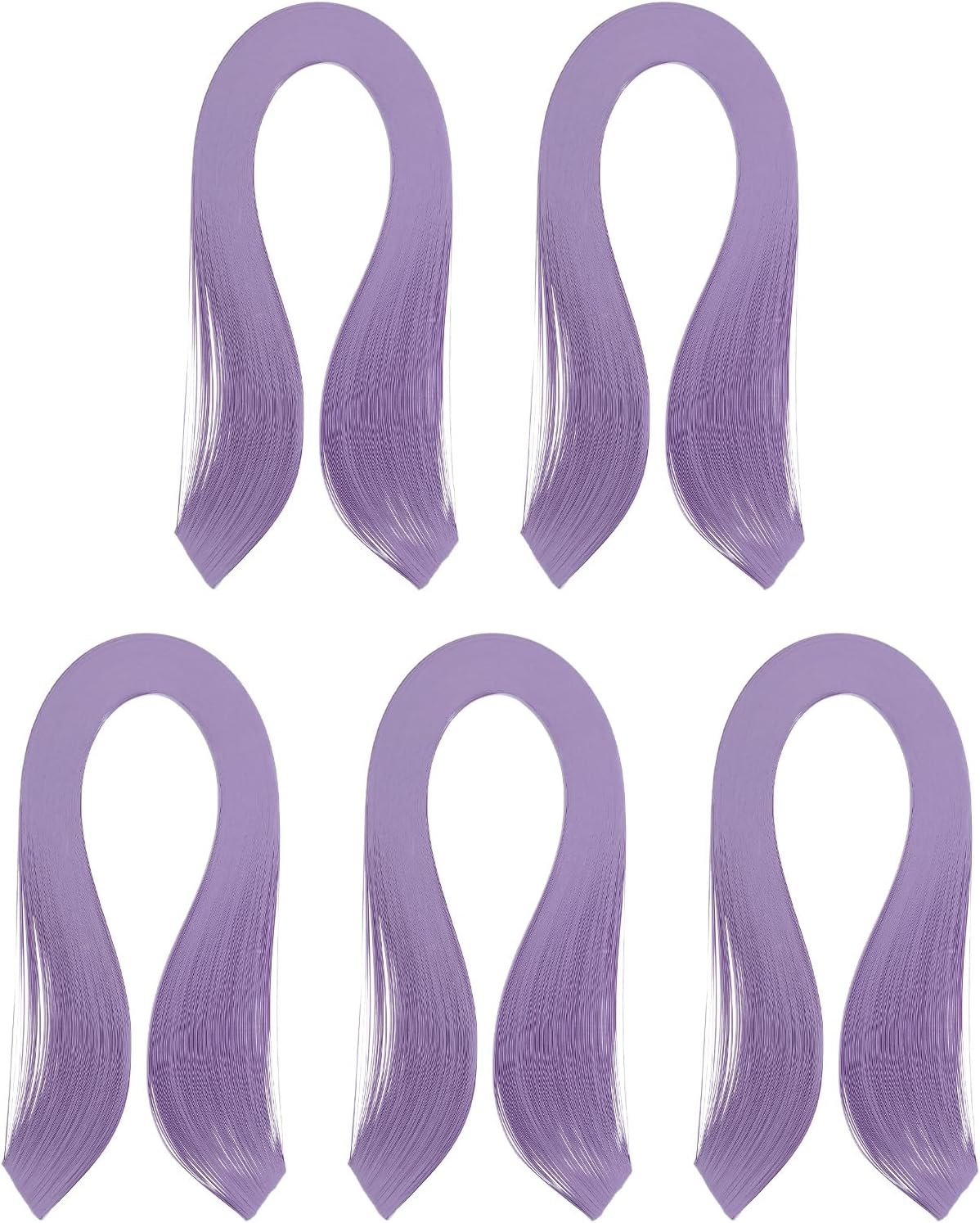PATIKIL 600pcs Quilling Strips Paper 1/8"(3mm) 39cm Origami Paper Quilling Strip for Art DIY Hand Craft Christmas, Violet Purple