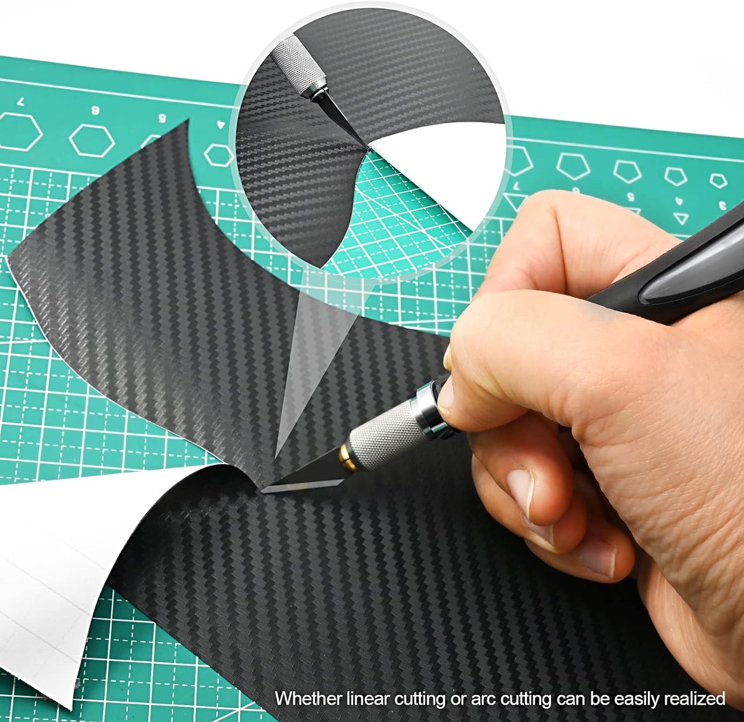 EHDIS Precision Hobby Knife Set Utility Craft Knife Kit with 10PCS Blades for Art, Working-Stencil, Scoring, Scrapbooking, Architecture Modeling, Crafting-Grey