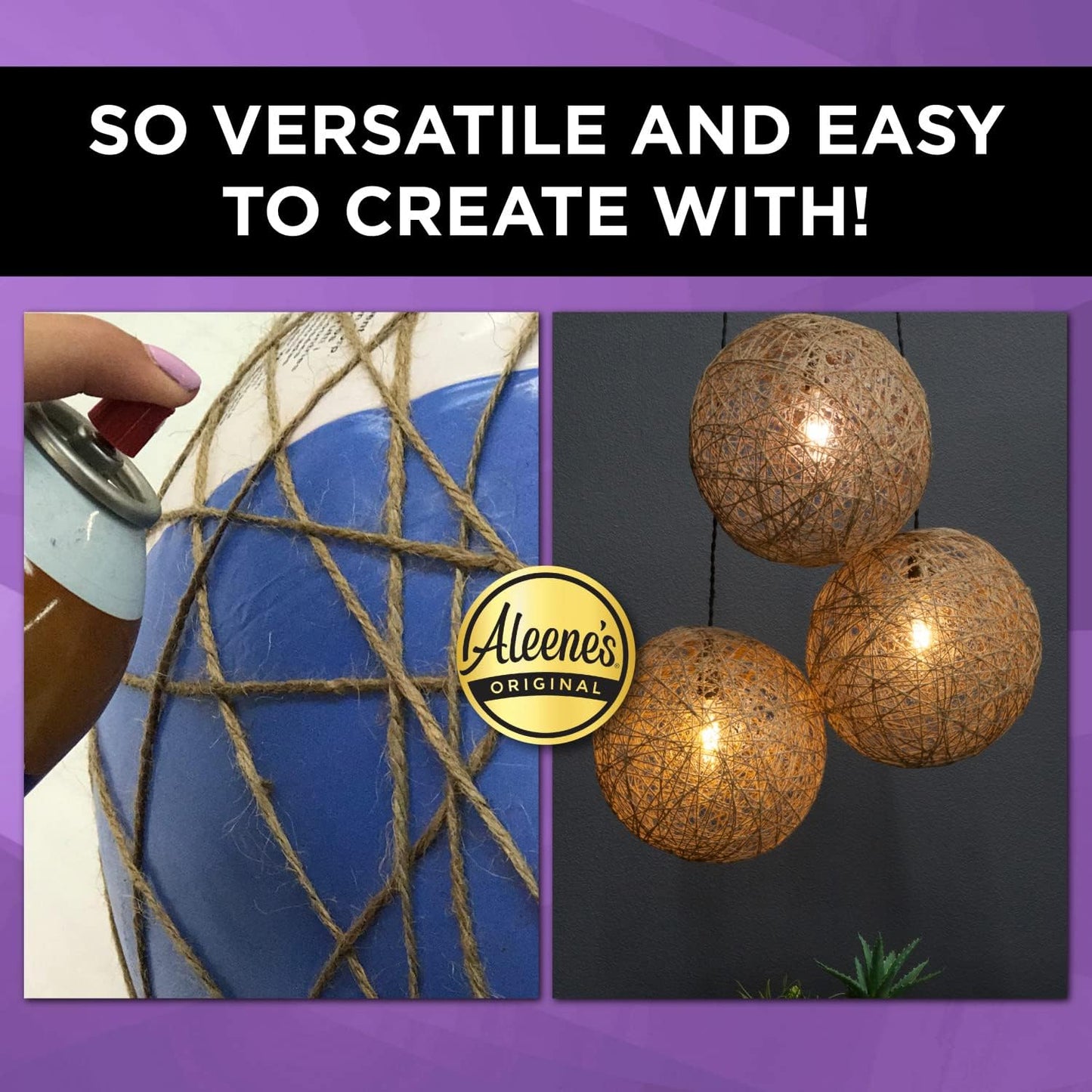 Aleene's Repositionable Tacky Glue Spray, All-Purpose, Temporary Bond Adhesive, 10 oz