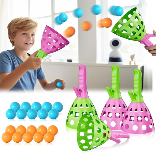 Bennol Outdoor Game Toys for Kids Boys with 20 Balls, Pop Pass Catch Ball Game Outside Toys Gifts for 3 4 5 6 7 8+ Year Old Boys Kids, Outside Outdoor Gifts for Ages 3-5 4-8