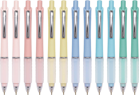 Ball Point Pen Black Ink Ballpoint Pens with Super Soft Grip Medium Point 1.0mm Office Pens (12 pack)