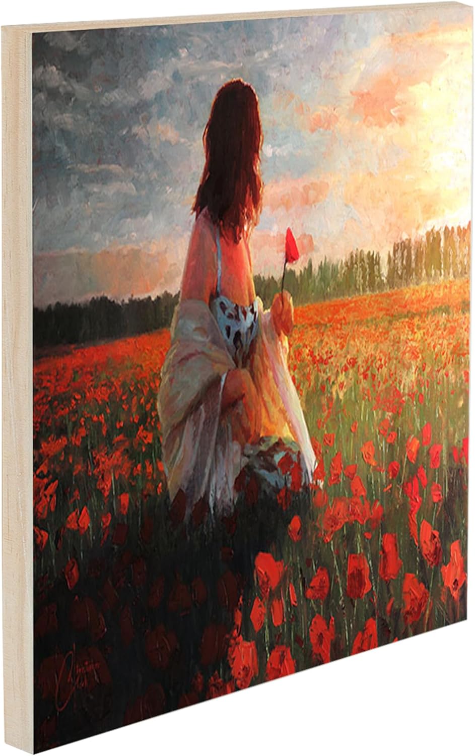 Da Vinci Pro Ultra Smooth Wood Canvas Gesso Board - 3/4" Deep, 3x3 Pack of 12 Single White Acrylic Polymer Gesso Panels for Painting Fine Portraits and Ultra Fine Detail Illustrations and Artwork