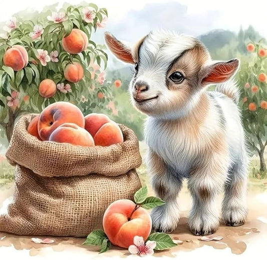 Anuver Sheep Diamond Painting Kits for Adults, Full Drill Diamond Art Kits for Beginner, 5D DIY Diamond Painting Kits for Home Wall Decor, 12x12 Inch