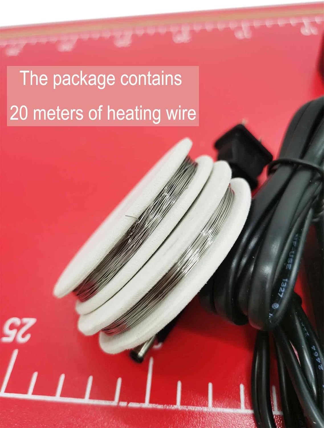 110V Hot Wire Foam Cutter with Scale, 30.7" ×15 ", 36W Professional Heat Cutting Machine for Foam, Sponge, EPE, Ribbon, KT Board, Adjustable Angle and Temperature