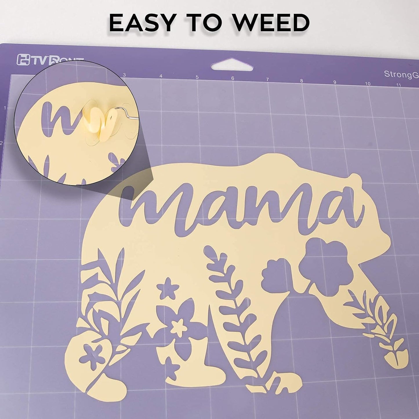 HTVRONT Beige Permanent Vinyl - 10 Sheets 12" x 12"& 2 Transfer Tape Sheets for Cutting Machine - Glossy