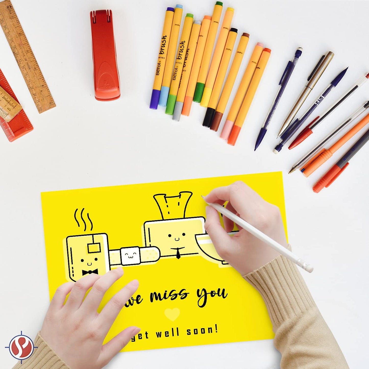 8.5 x 11" Yellow Color Paper Smooth, for School, Office & Home Supplies, Holiday Crafting, Arts & Crafts | Acid & Lignin Free | Regular 20lb Paper - 100 Sheets