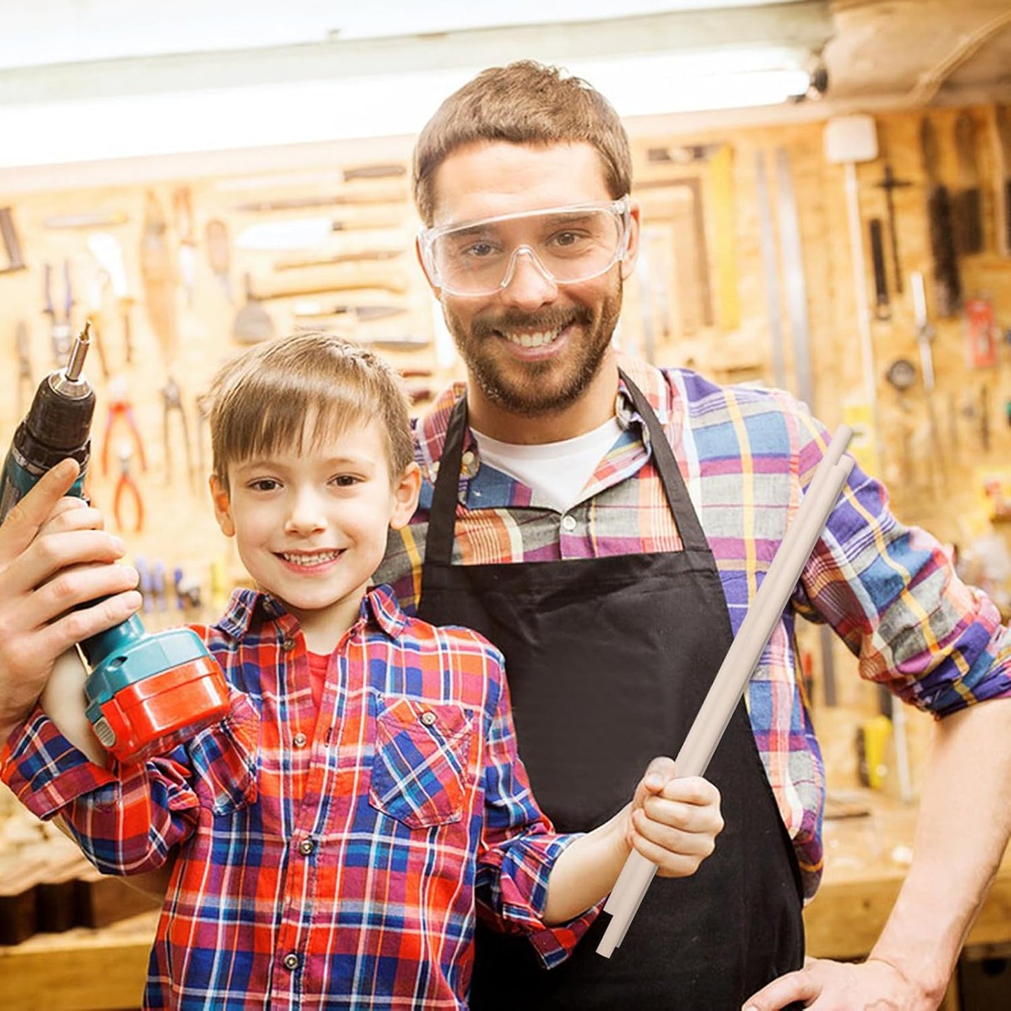 Wood Dowels Wooden Dowel Rods for Crafts, 25PCS 1/2 x 18 Round Macrame Wooden Sticks for Crafting, Unfinished Hardwood Sticks for Arts and DIYers, Tiered Cake Support and Wedding Ribbon Wands