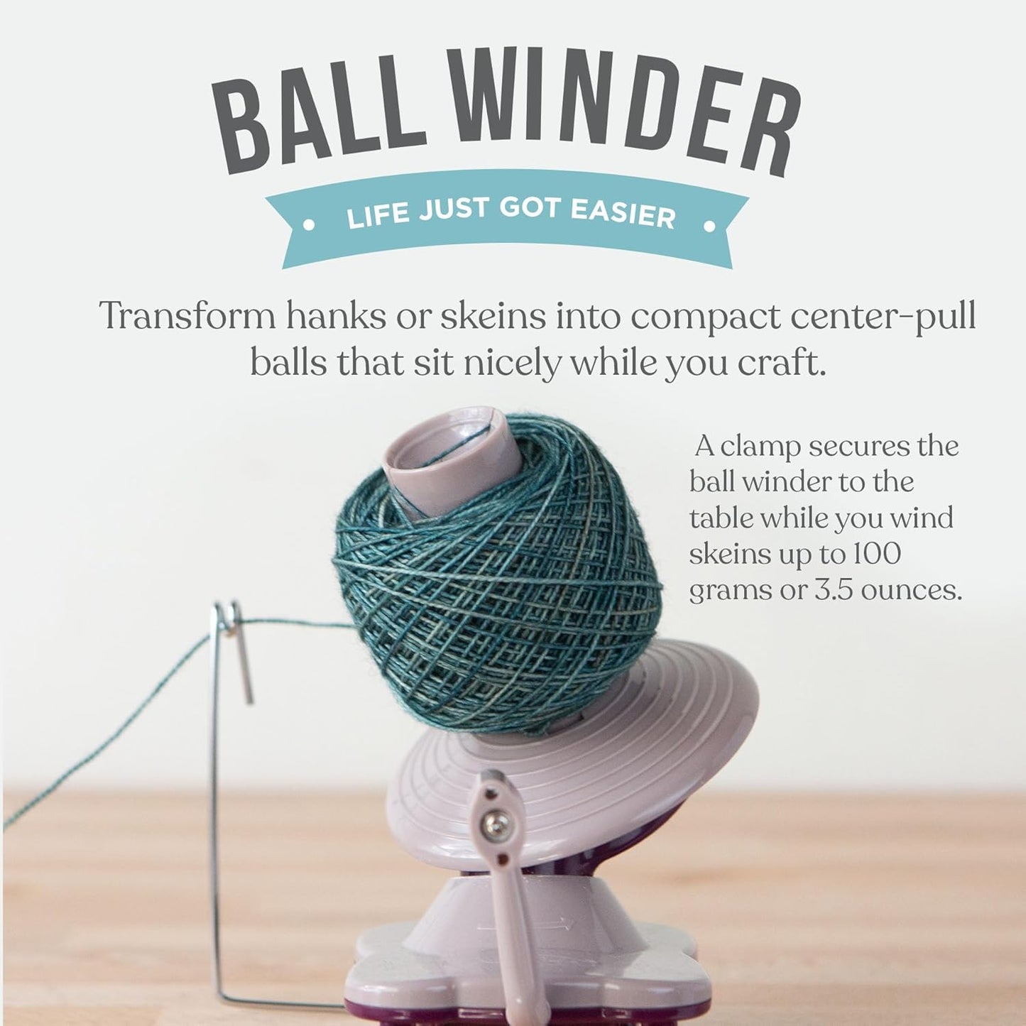 Knit Picks Yarn Ball Winder for Knitting and Crocheting