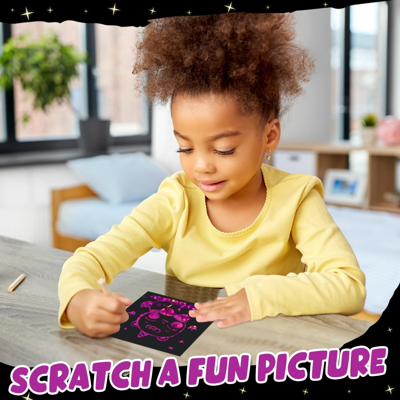 ZMLM 165 Rainbow Scratch Paper Art Crafts Mini Notes Kids Gifts 4 5 6 7 8 9 10 Years Old Girls Boys Students Teens Classroom Prizes School Supplies Birthday Party Travel Toy Activity(Rose)