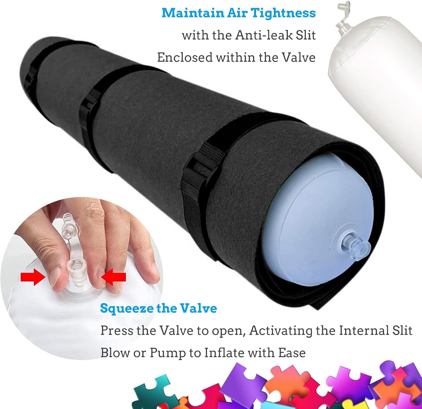 Celawork 1000 Pieces Puzzle mat roll up with Puzzle Sorting Trays,Jigsaw Puzzle Accessories for Puzzles Storage and Saver, Jigsaw Puzzle mat for Adult