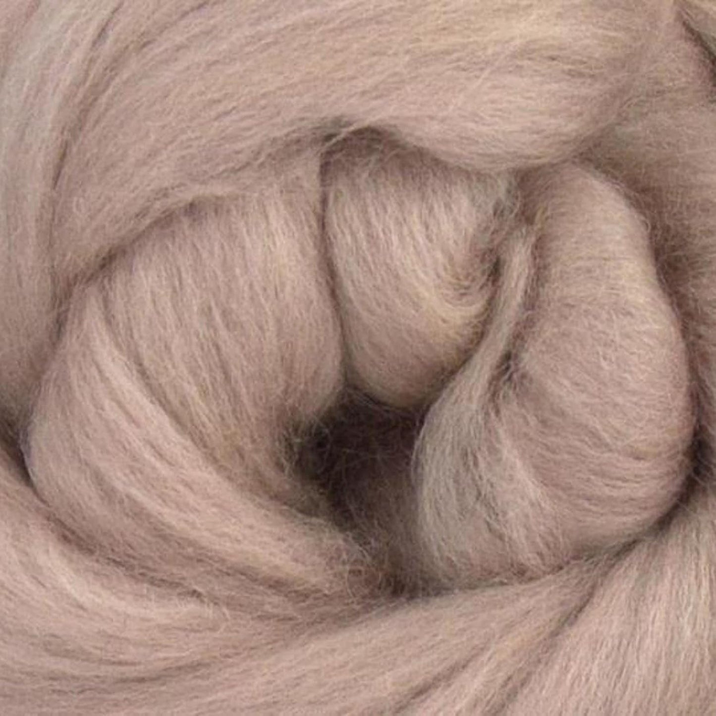 Revolution Fibers Merino Wool Combed Top | 1 lb Premium Wool Roving | 22 Micron, Best Merino Wool for Spinning, Tapestry, Needle Felting, Big Yarn Roving and Wall Hangings (Mink)