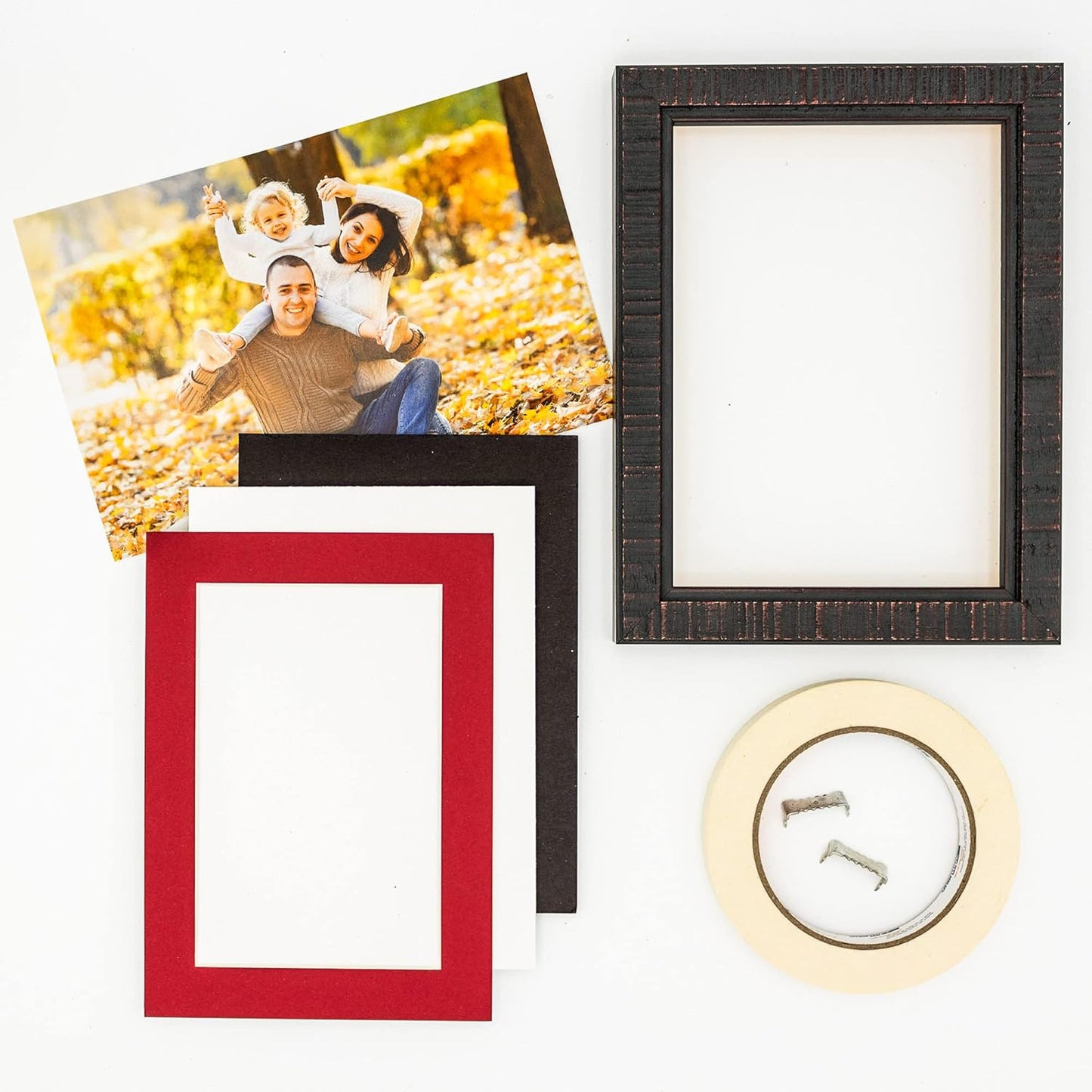 11x14 Mat for 8.5x11 Photo - Precut Deep Red Picture Matboard for Frames Measuring 11 x 14 Inches - Bevel Cut Matte to Display Art Measuring 8.5 x 11 Inches - Acid Free Pack of TEN MATS