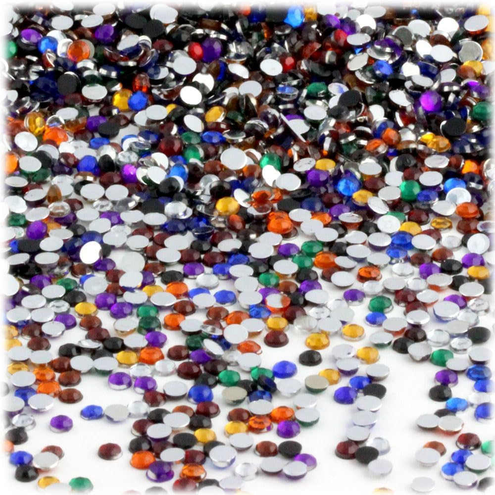 The Crafts Outlet 1,440pc Rhinestones Round 3mm (10ss) Lavender (Light Purple)