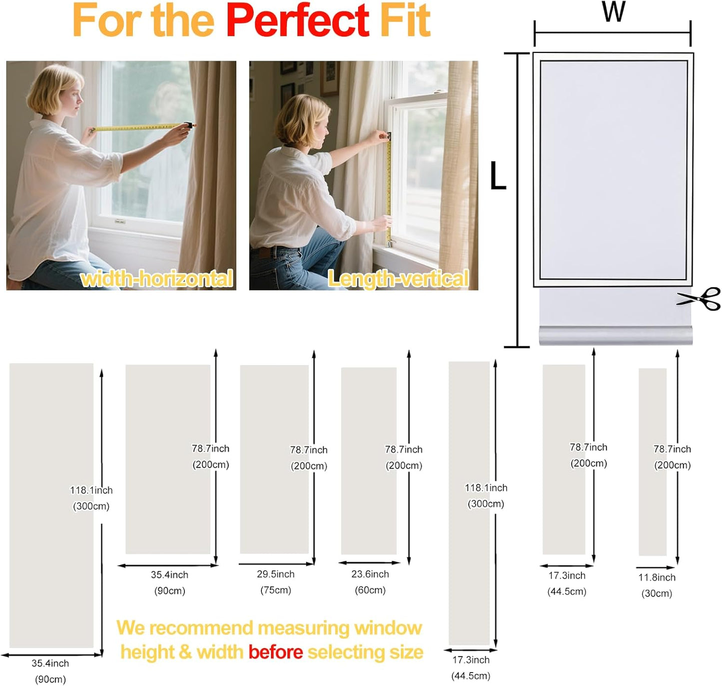 Window Privacy Film Decorative for Front Door, Bathroom Static Cling Stained Glass Sticker Opaque Heat Control UV Blocking Non-Adhesive for Home Window, Acacia