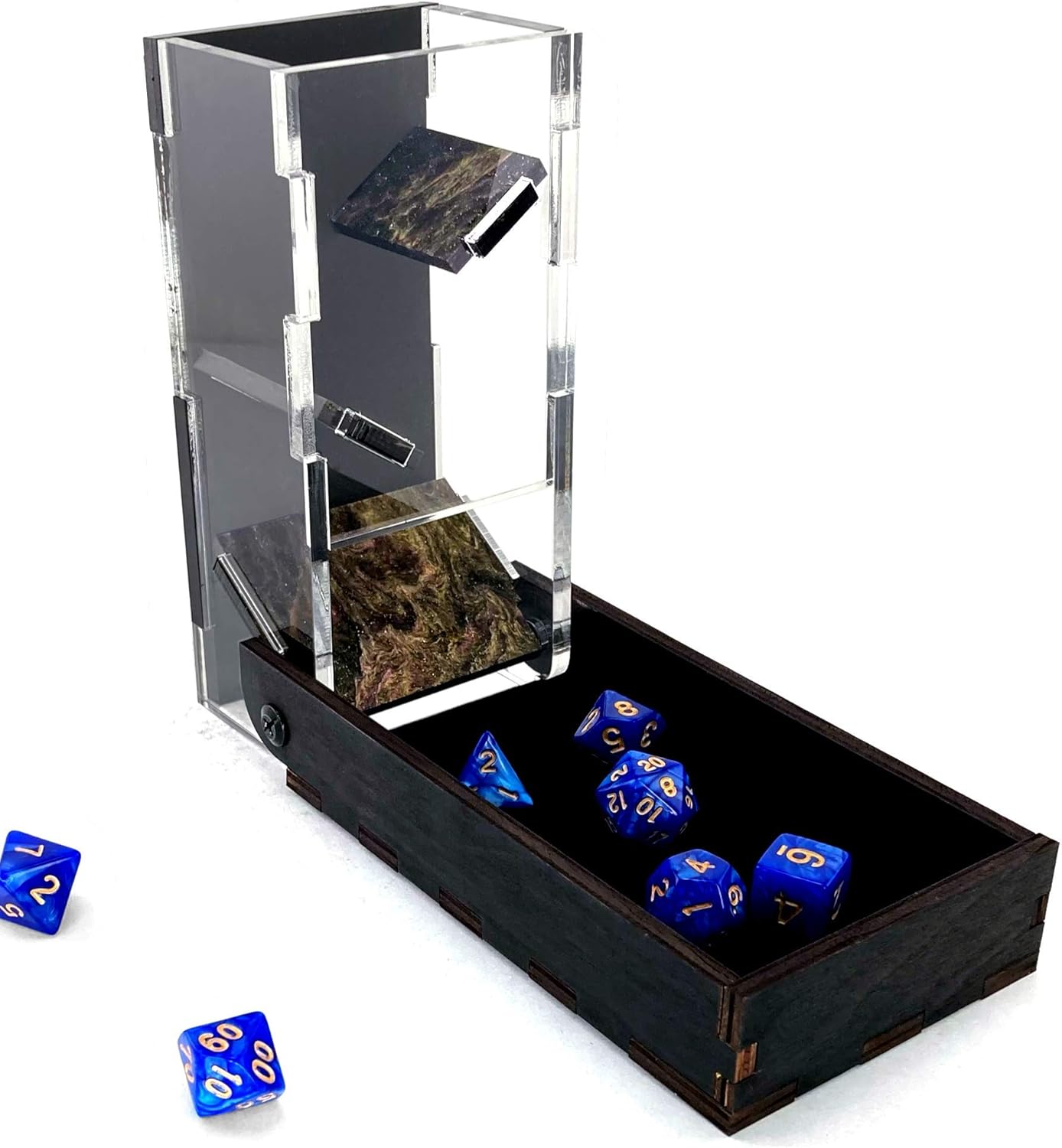 C4Labs Color Lux Drawbridge Dice Tower - Nebula Stardust