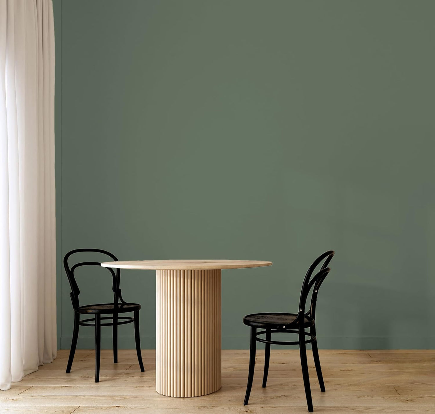 EVOLVE Paint & Primer: Environment-friendly, Eggshell with One-coat Coverage for Interior & Exterior surfaces (Ivy Green, 5-Gallon)