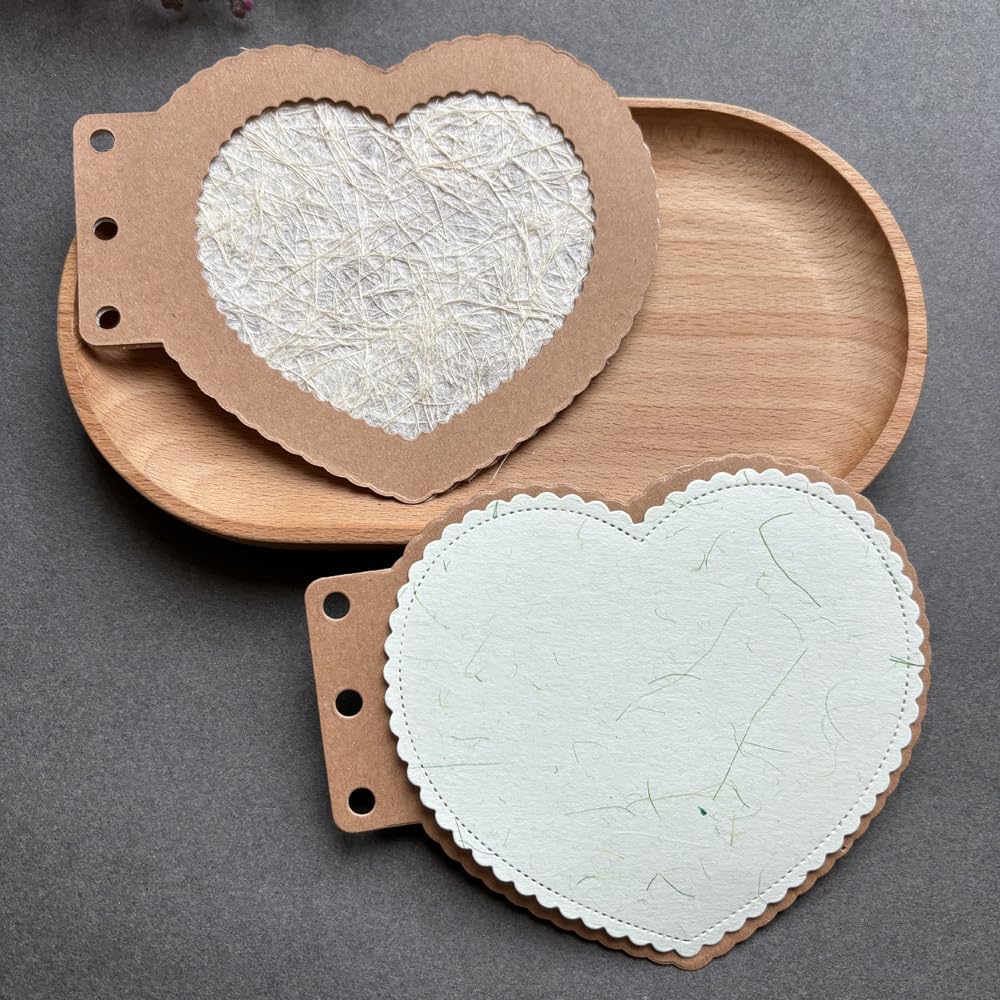 Heart Loose-Leaf Lace Die Cuts for Card Making, Background Frame Cutting Dies DIY Album Scrapbooking Decor Paper Craft Metal Die Cuts Party Wedding Decorations