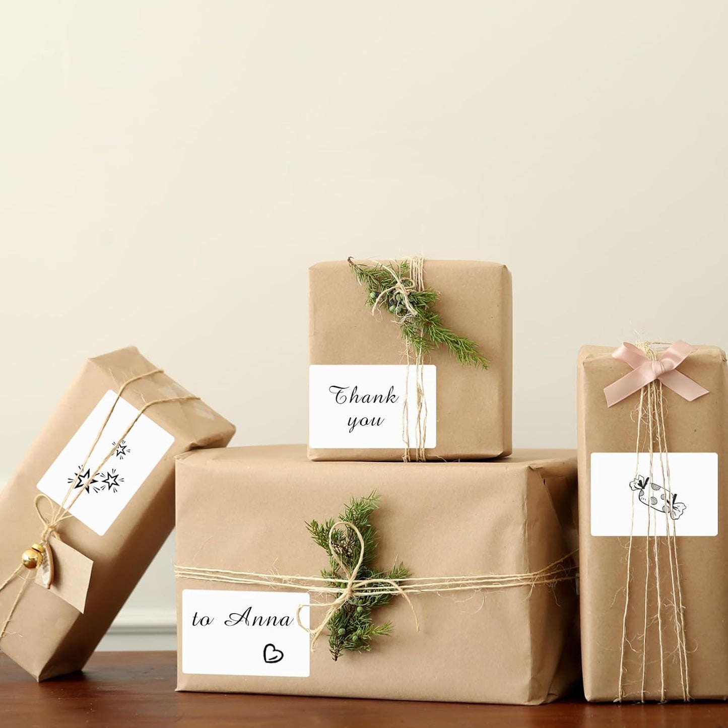 3"x2" Direct Thermal Label Stickers,Self-Adhesive Square Thermal Labels (350pcs Per Roll,2 Rolls)