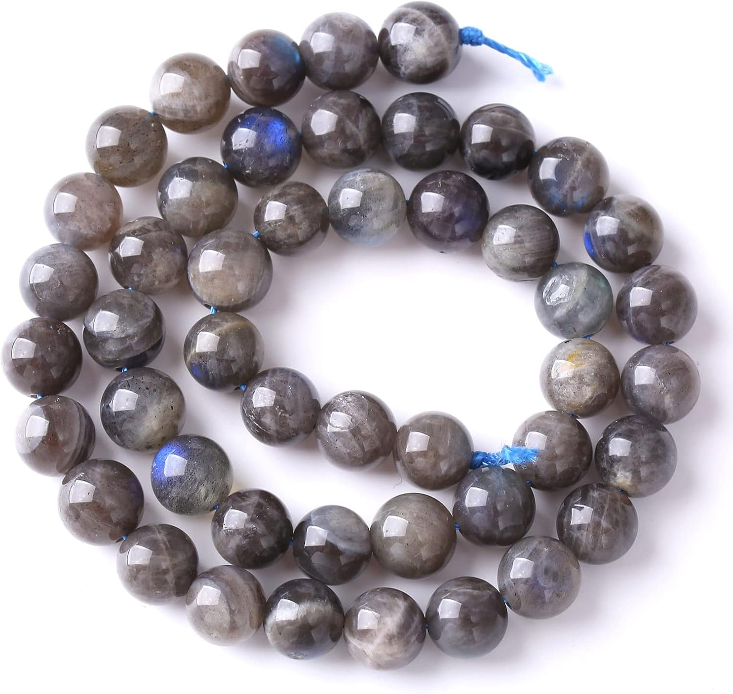 8mm 45pcs AAA Natural Labradorite Gemstone Beads for Jewelry Making Crystal Energy Stone Healing Power DIY Bracelet Necklace 15"