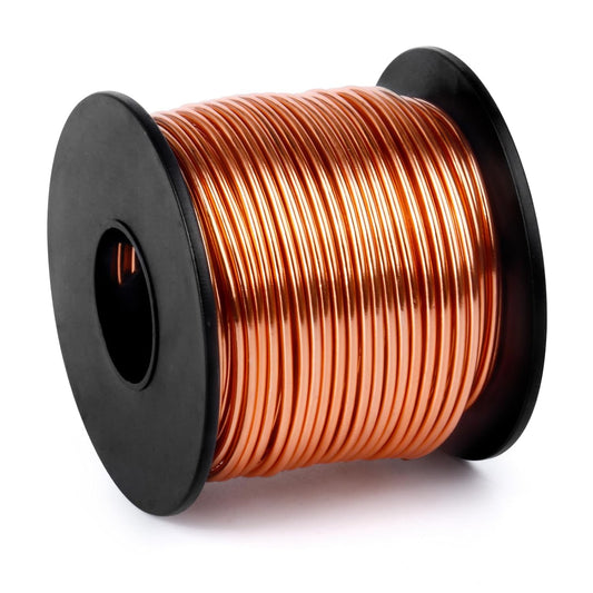 Aluminum Craft Wire, 95 Feet 2.0mm/ 14 Gauge Copper Bendable Soft Metal Aluminum Wire Roll Bulk for DIY Crafts Sculpting Jewelry Making