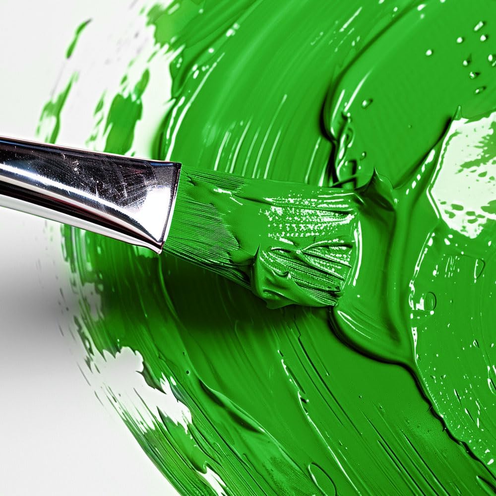 Mont Marte Discovery School Acrylic, Light Green, 1/2 Gallon (2 Liter). Ideal for Students and Artists. Excellent Coverage and Fast Drying. Pump Lid Included.