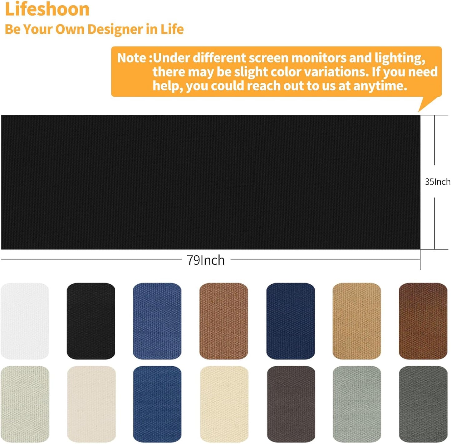 Fabric Repair Patches, 35X79 Inch Canvas Self-Adhesive Fabric Patches Tape Durable, DIY Large Canvas Repair for Sofa, Couches, Furniture, Chair, Clothing （35X79 Inch, Beige）