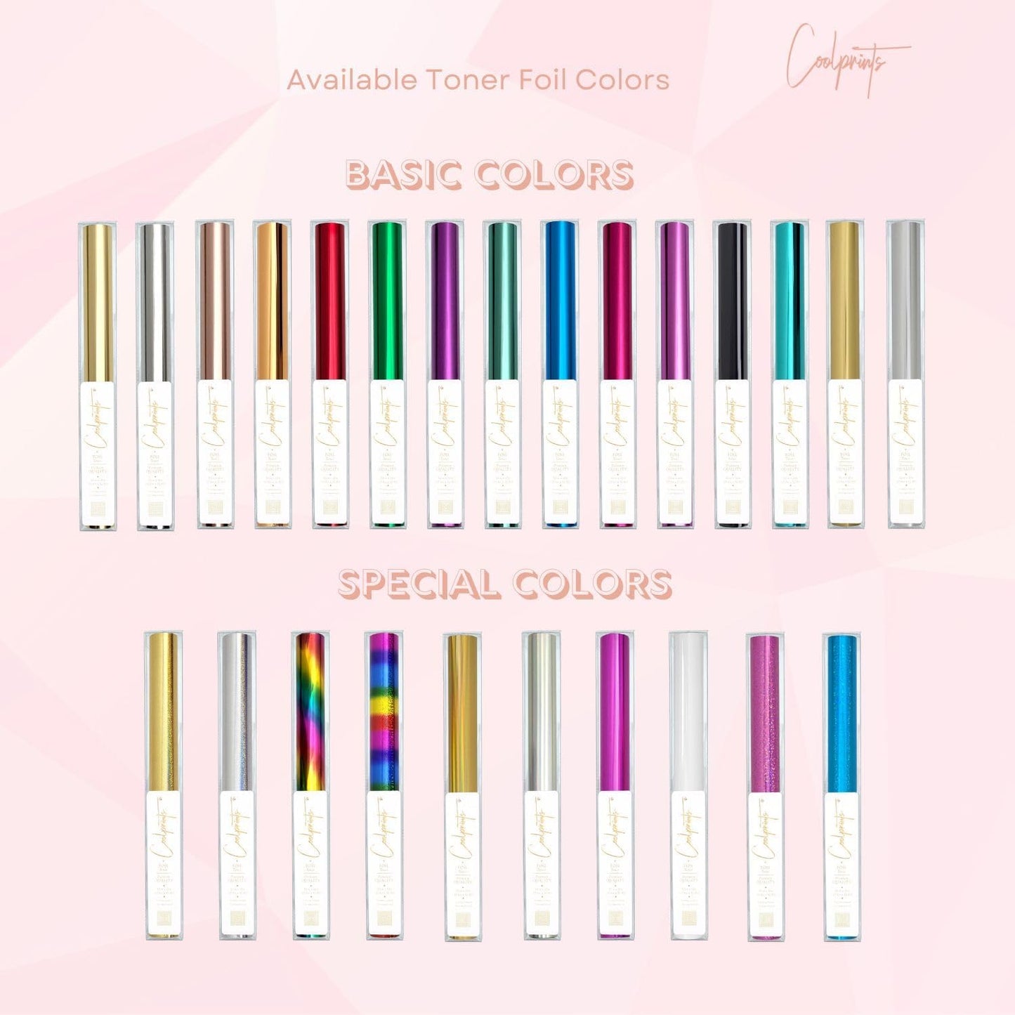 Coolprints Foil for Laminator and Laser Printer, Foil for Toner, Basic Colors, Roll of 12.6 Inches x 32.8 Feet (Purple)