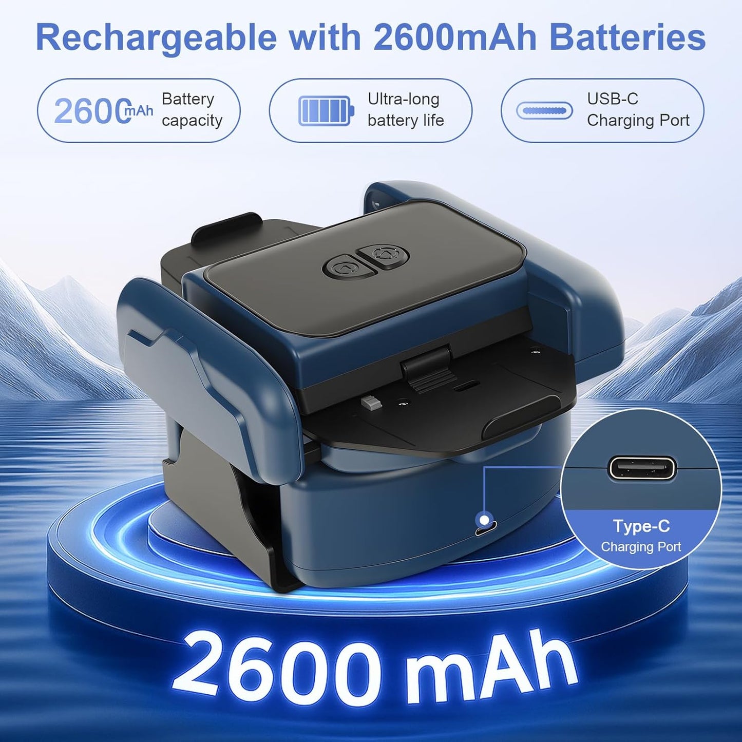 BEE&FLOWER Card Shuffler 2600mAh Rechargeable Auto-Stop Automatic Card Shuffler Low Noise Fits 1-2 Decks Compatible with Poker, UNO, Blackjack, Phase 10