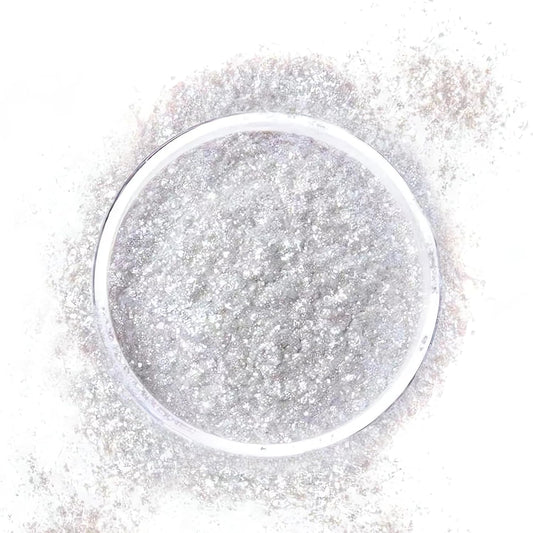 Diamond Mica Powder for Epoxy Resin，Natural Shimmer Mica Powder Used for Coloring car Spray Paint, Candles, soap, Eye Shadow, Lip Gloss, Nail Polish(50g/1.7oz)