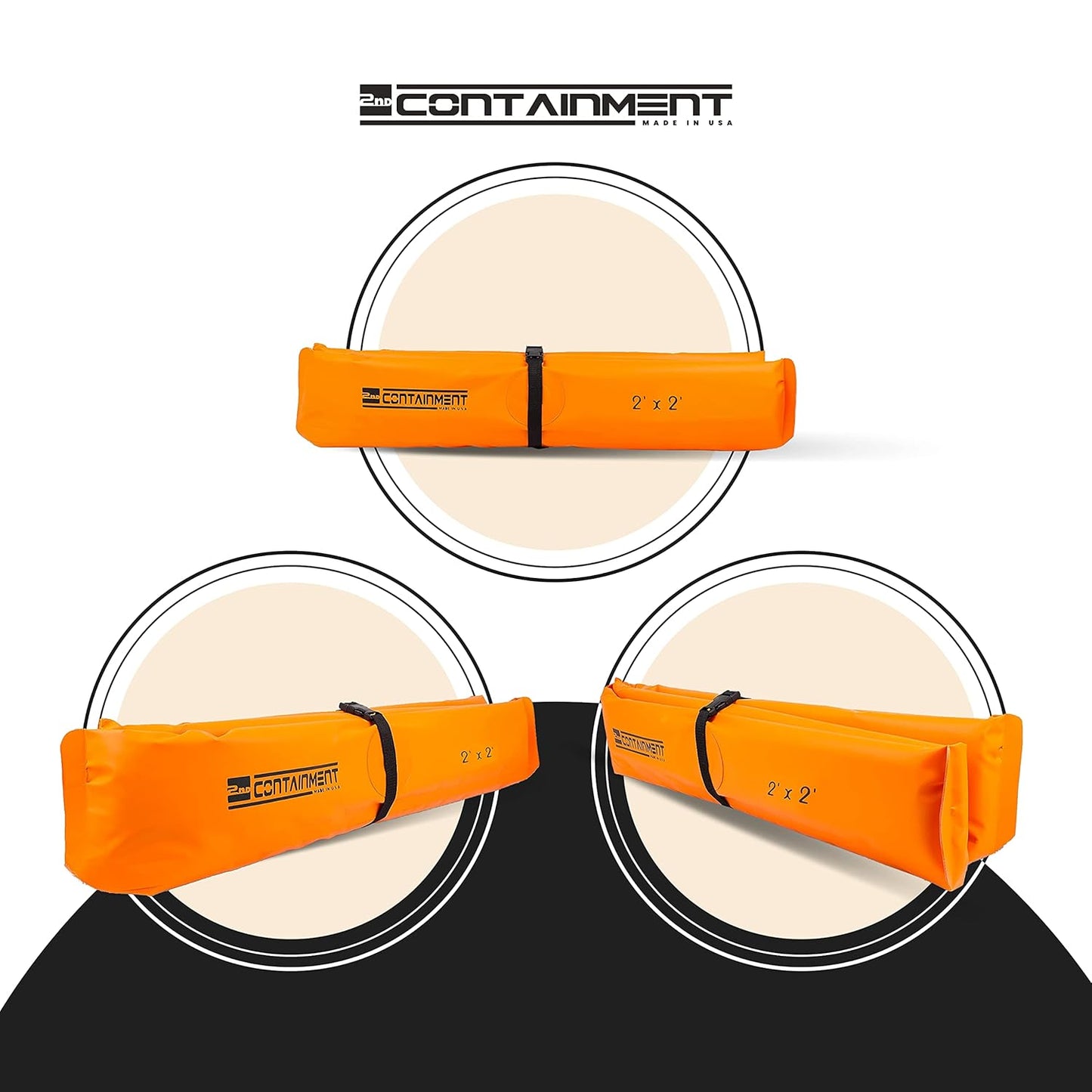 Duck Pond - 2’ x 2’ - Orange PVC - Made in USA - Secondary Containment Tray