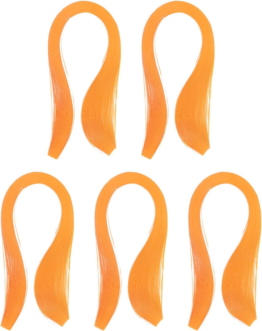PATIKIL 600pcs Quilling Strips Paper 1/8"(3mm) 39cm Origami Paper Quilling Strip for Art DIY Hand Craft Christmas, Light Orange