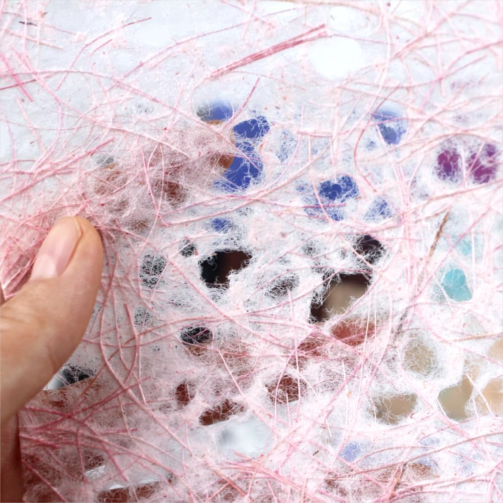 20 Sheets A5 Textured Mulberry Scrapbook Paper, Variety Colors for Scrapbooking, Junk Journals, Collage, Art Journaling, Card Making, DIY Paper Craft