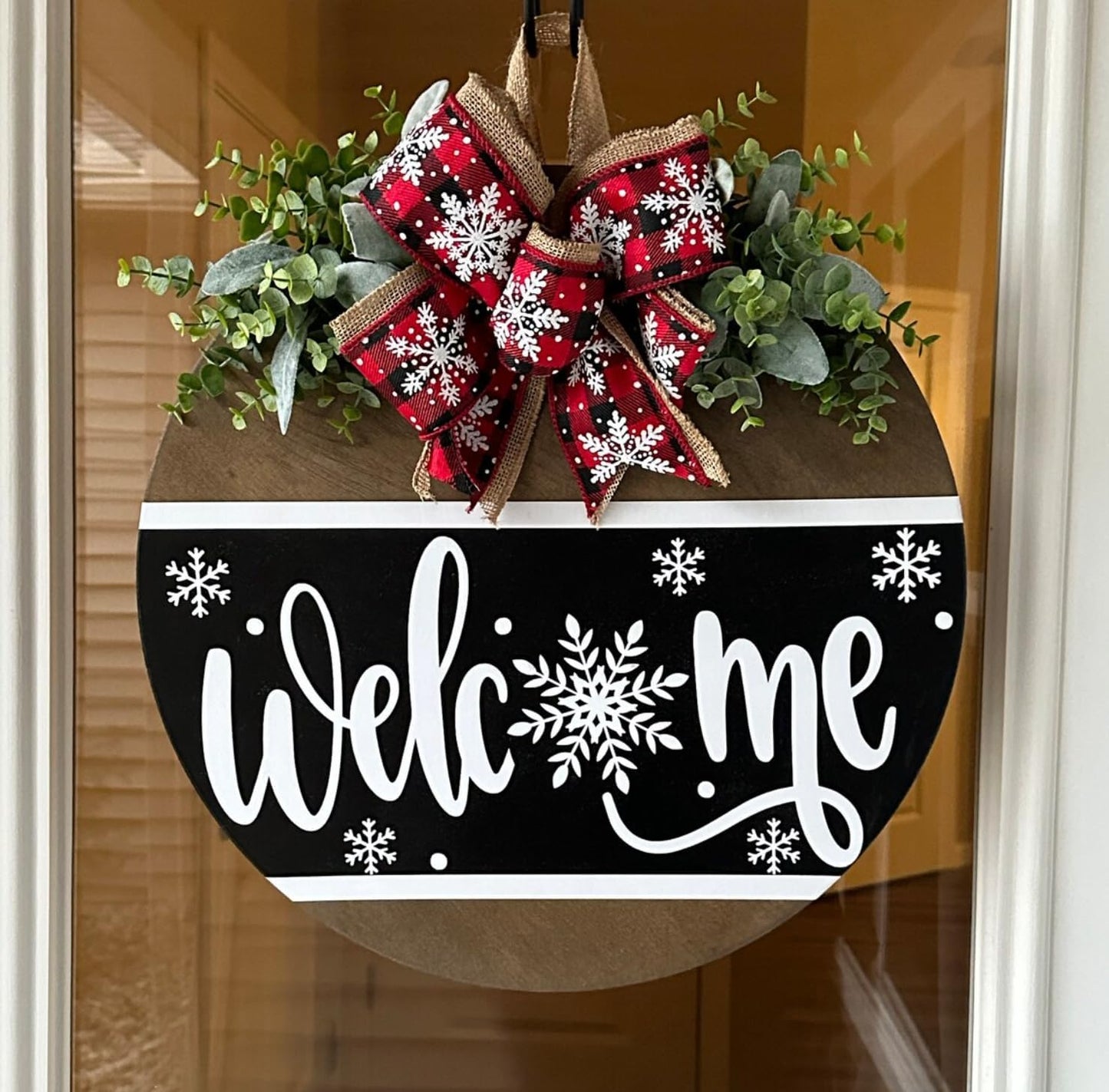 Christmas Stencils for Crafts Reusable Christmas Doormat Stencils Xmas Holiday Stencil for Painting on Wood Door Mats Fabrics Decor